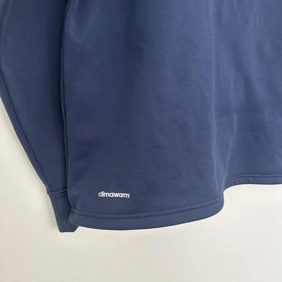 Washington Wizards‎ Jacket Mens Large Blue NBA Basketball ClimaWarm Adidas Zip - Picture 12 of 16